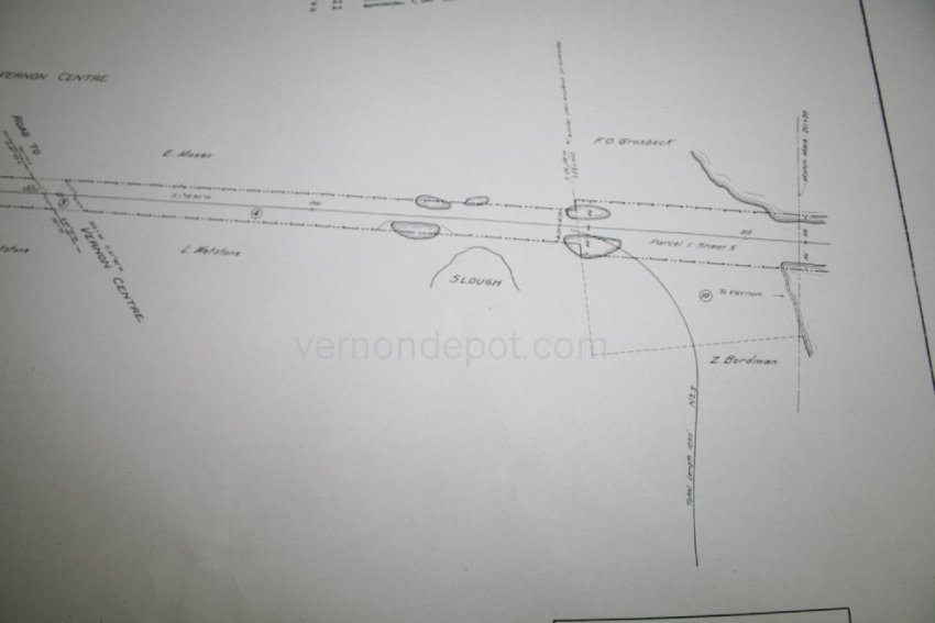 1915 NY, NH&H Valuation Map showing Track 5