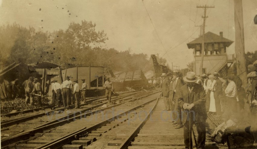 Train Wreck at Vernon Depot