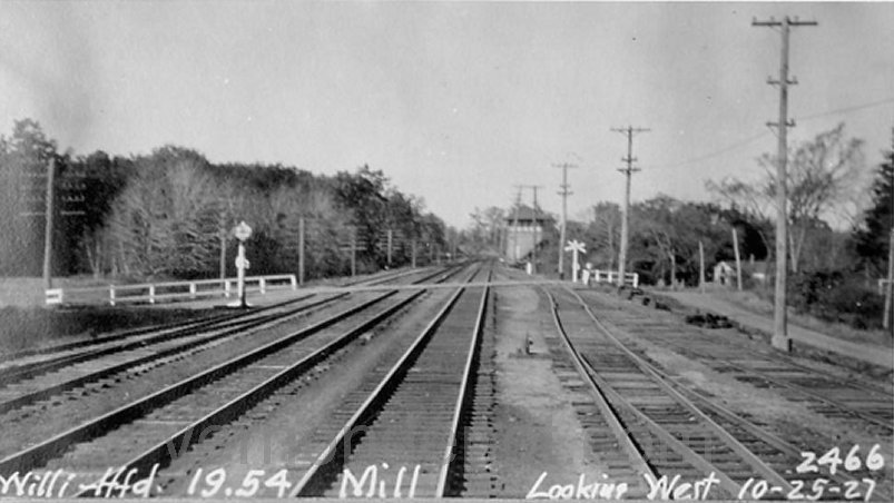 Looking west, towards Manchester, over Washington Street