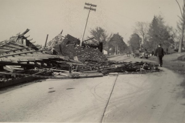 Damage from the 1938 Hurricane